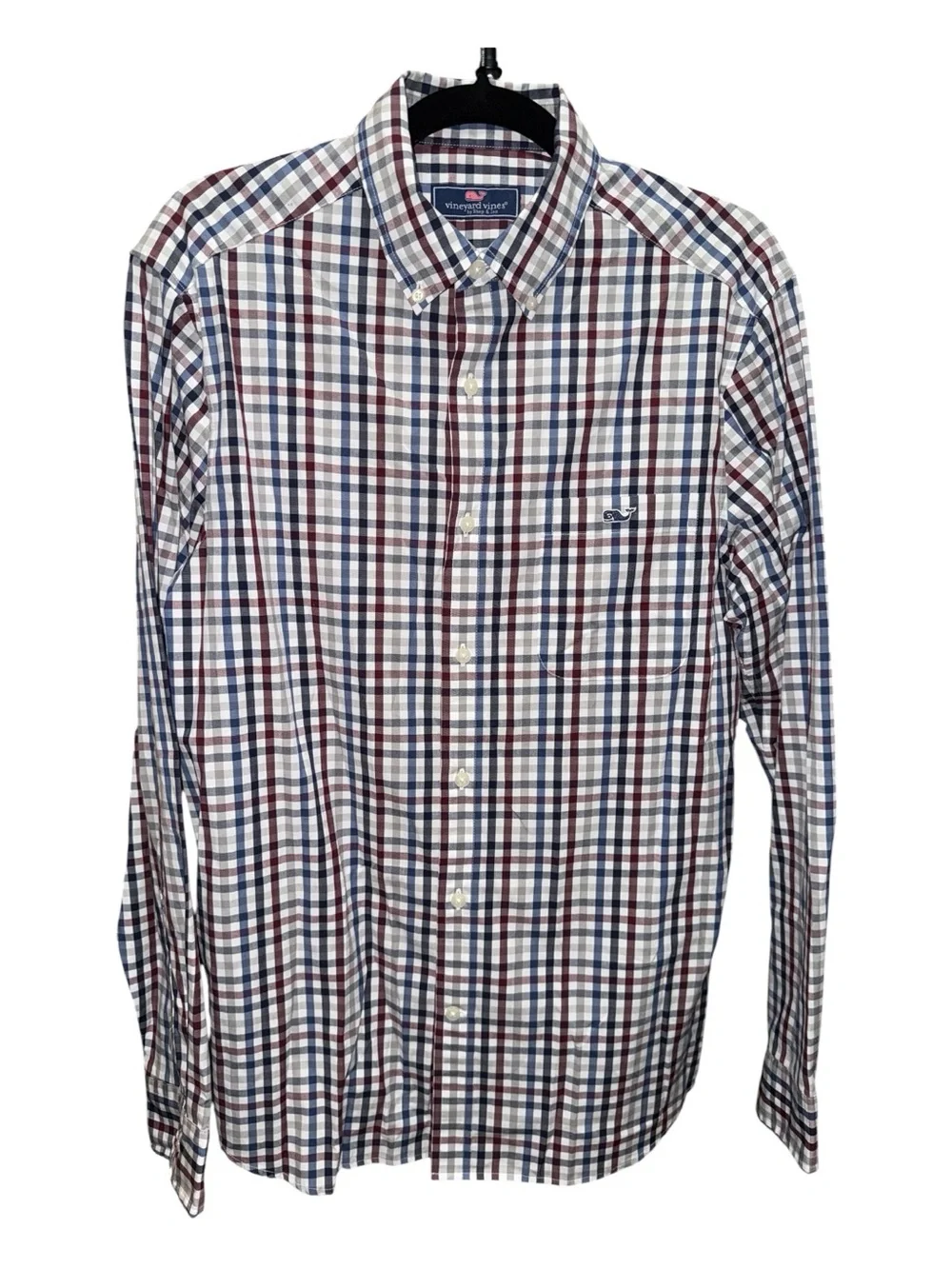 Vineyard Vines Men’s Plaid Stretch Button Down Shirt Size M NWT